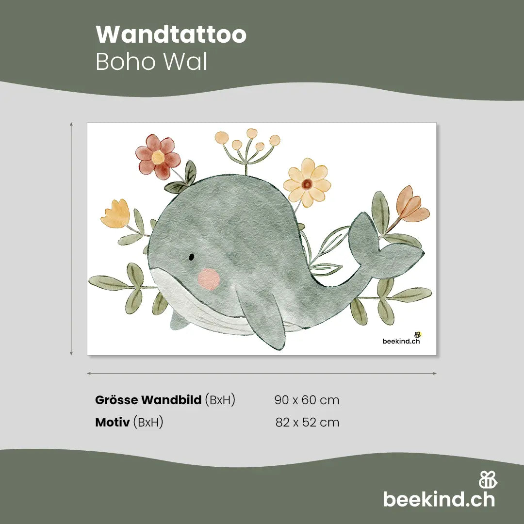 Wandtattoo Boho-Wal