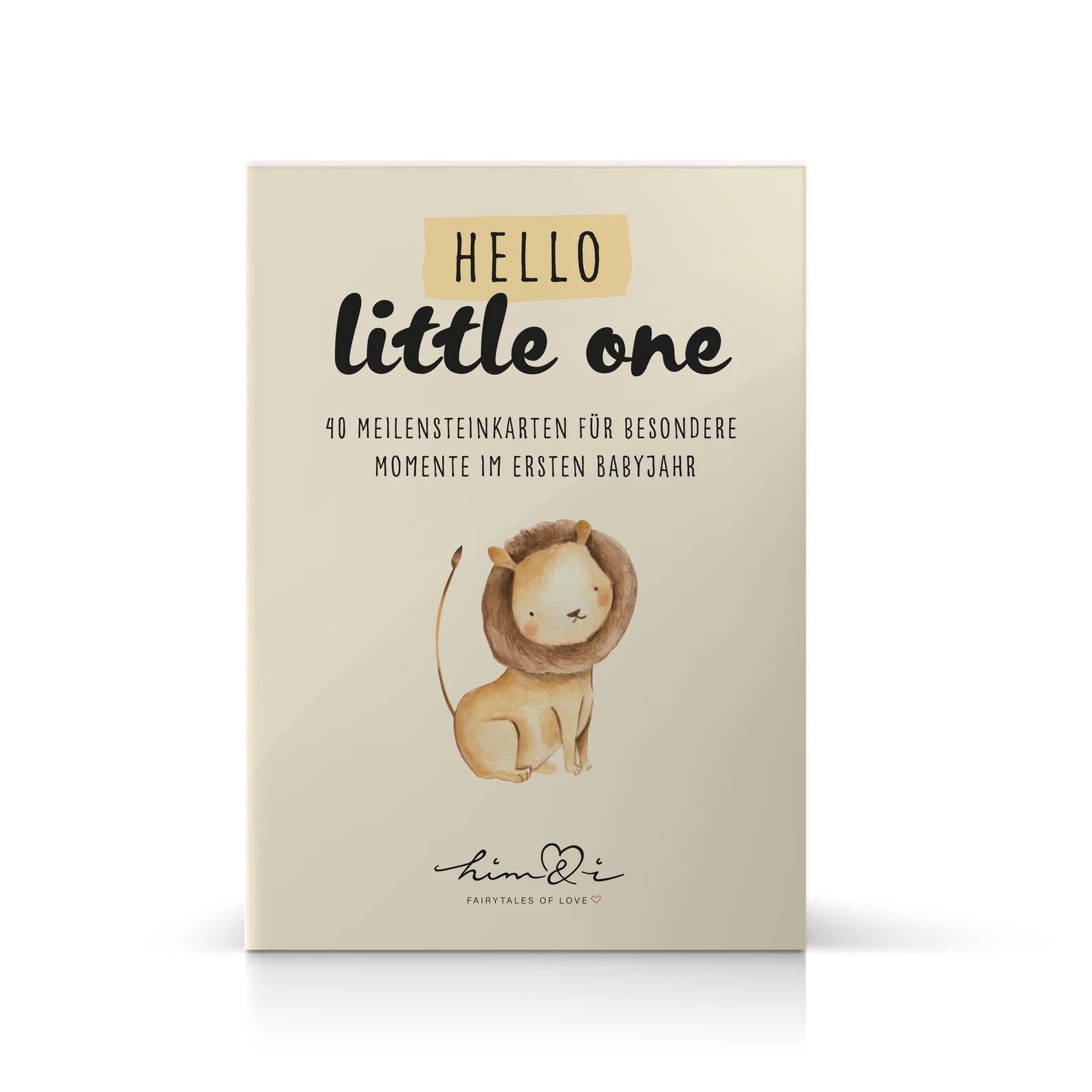 Baby Meilensteinkarten - Hello little one!